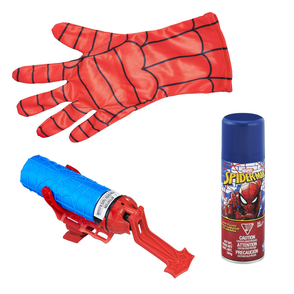 Le super gant Spider-Man tire des toiles d'araignées Hasbro