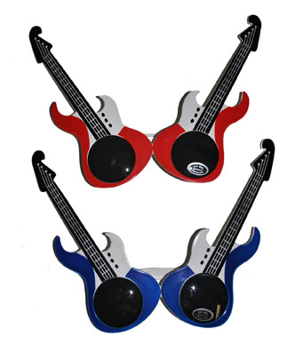 Lunettes Guitare Bleue ou Rouge