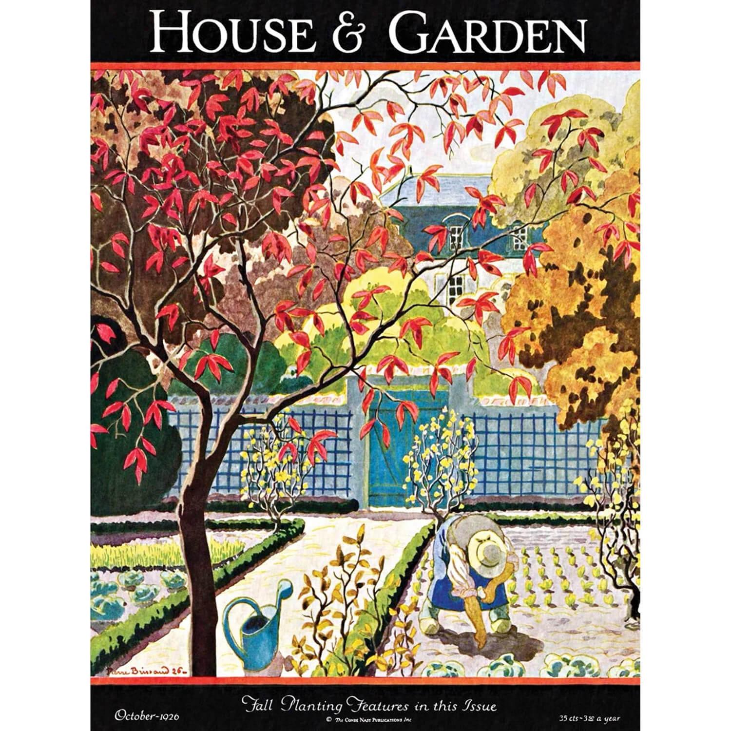 Puzzle 1000 pièces : Plantation d'automne