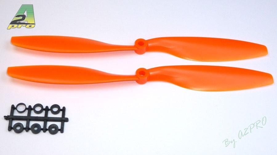 Hélice Gemfan Slow Fly propulsive orange 12 x 4.5 (2 pcs) A2PRO