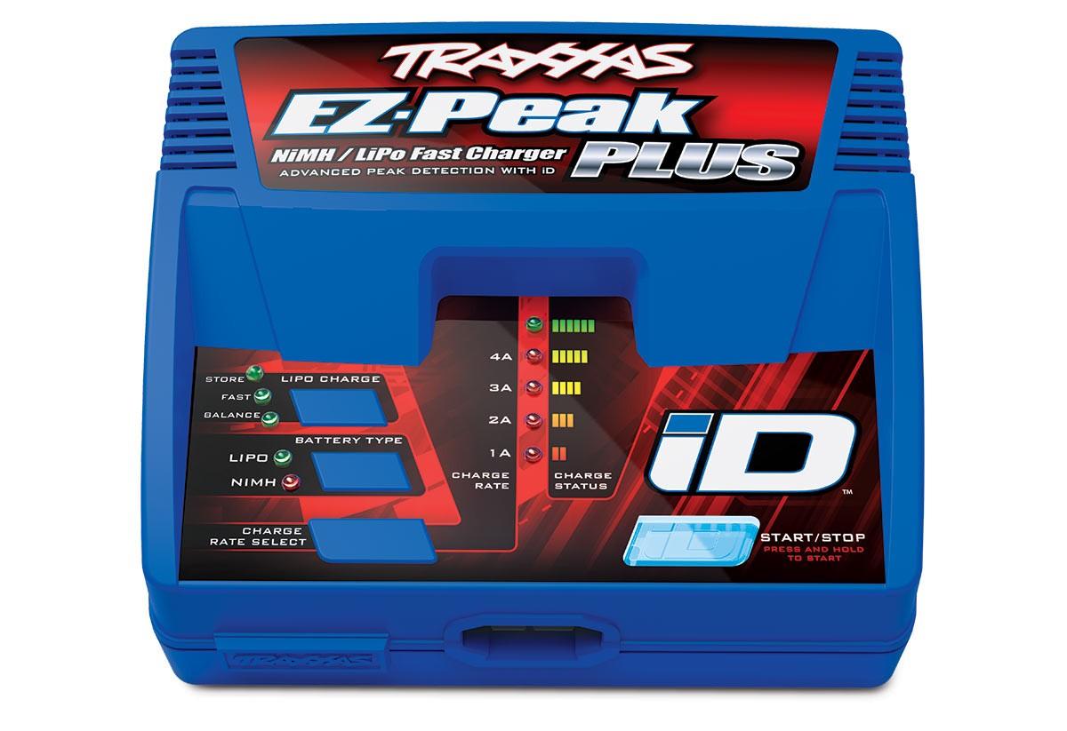 Traxxas Chargeur EZ-Peak Plus 4A NiMH LiPo avec identification automatique de la batterie
