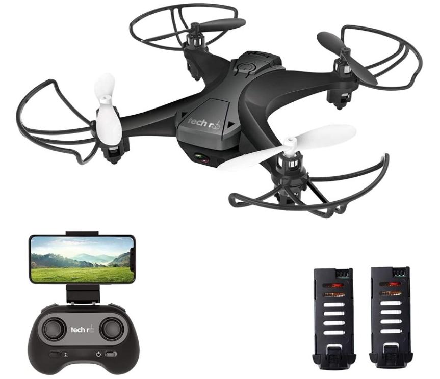 tech rc Mini Drone 20 Minutes Autonomie et Télécommande, Mini Drone Enfant  avec 2 Batteries, 2.4GHz 4 Axes Gyro Mode sans Tête 360°Flips,  Décollage/Atterrissage à Une Touche pour Débutants & Enfants pas