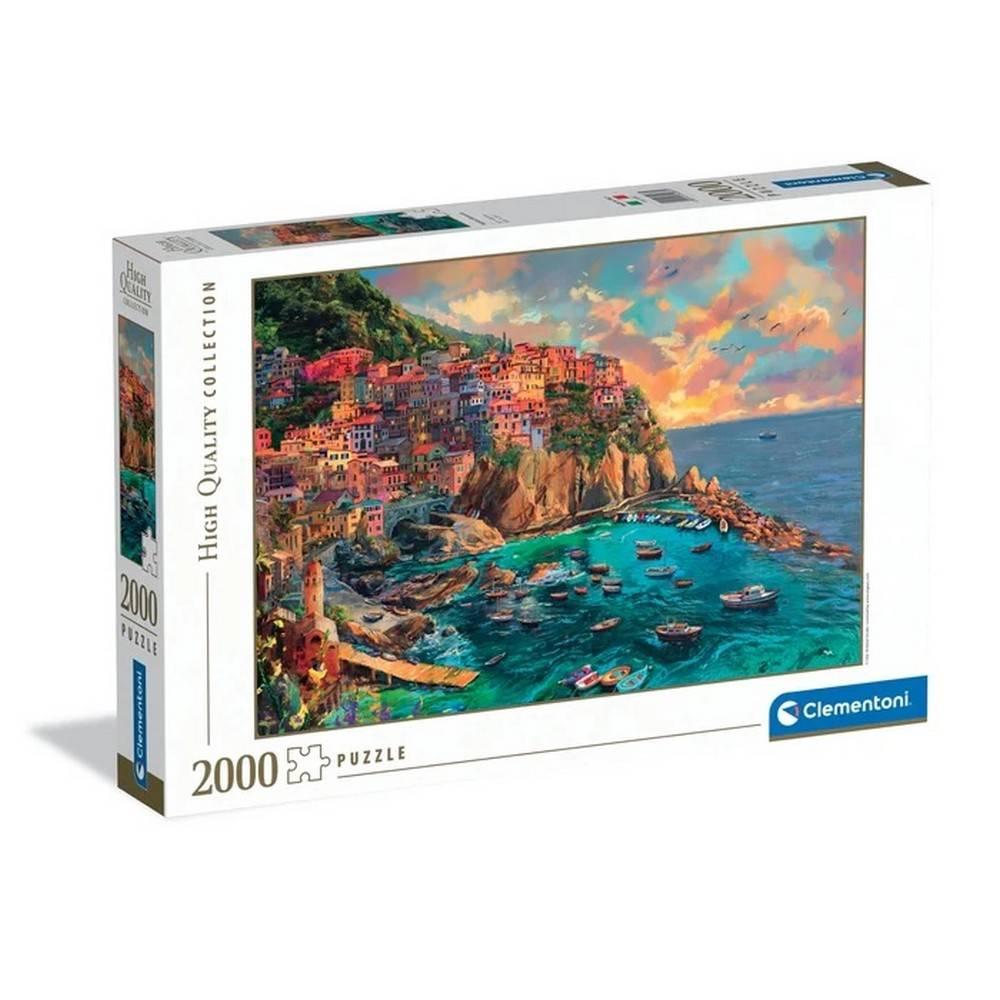 Puzzle 2000 pièces : Manarola - Clementoni - Rue des Puzzles
