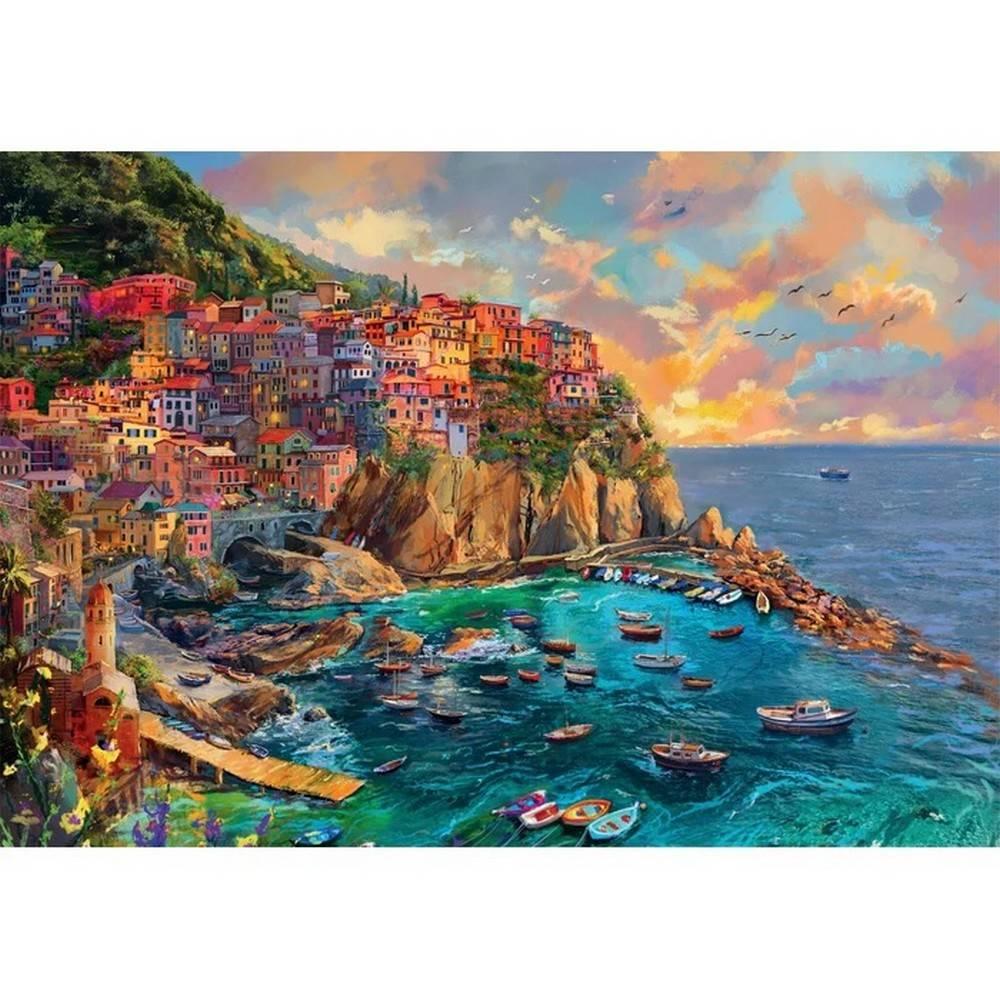 Puzzle 2000 pièces : Manarola - Clementoni - Rue des Puzzles