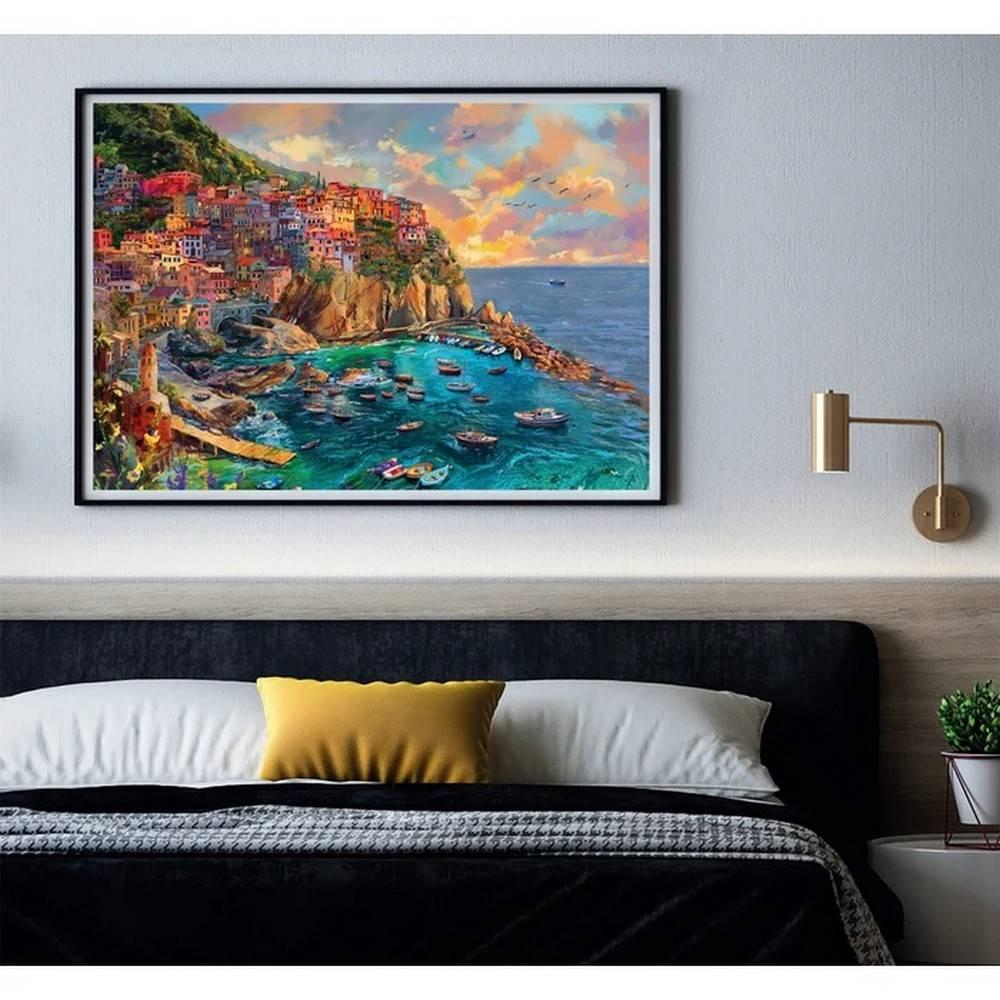 Puzzle 2000 pièces : Manarola - Clementoni - Rue des Puzzles