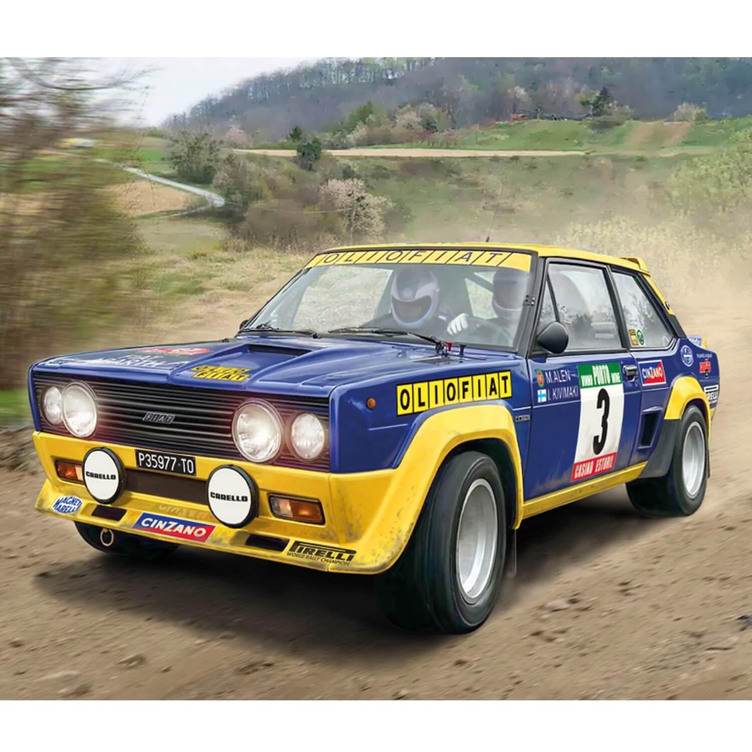Maquette voiture : Fiat 131 Abarth Rally OlioFiat