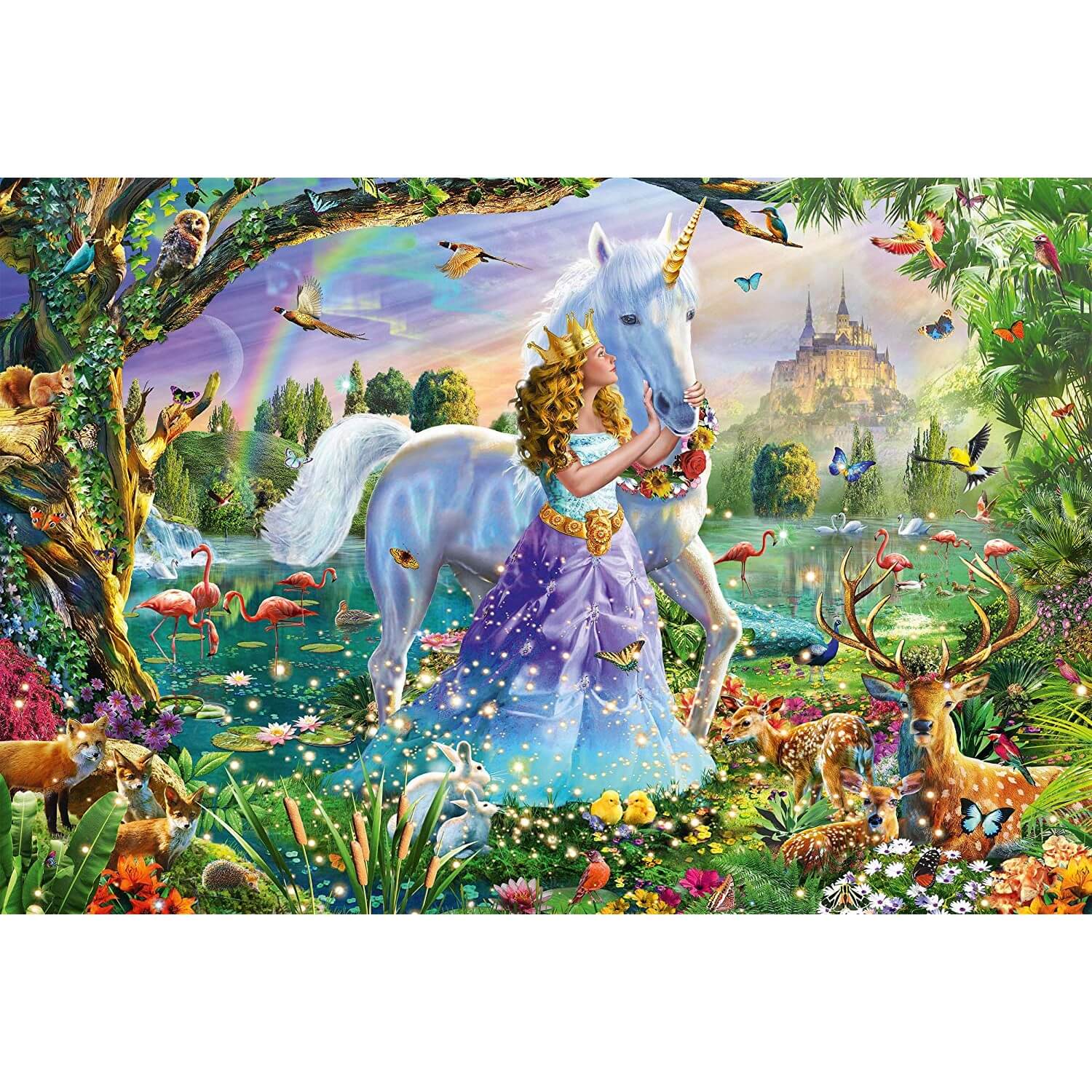 Puzzles enfant 4 ans princesse licorne sirène