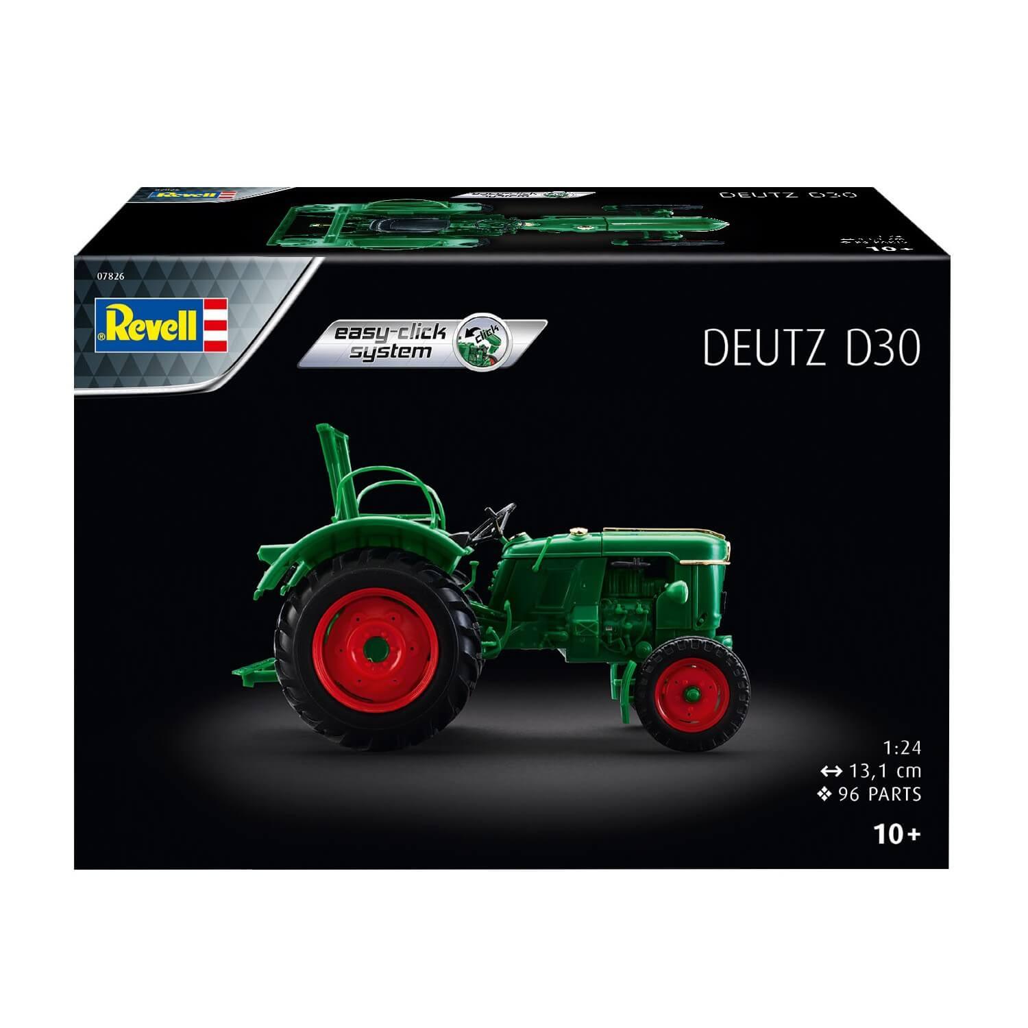 Maquette Tracteur : Easy Click : Deutz D30 - Revell - Rue des Maquettes