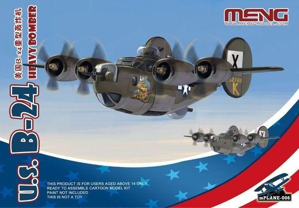 Bombardier lourd américain B-24 (Maquette cartoon) Bombardier lourd américain B-24 (Maquette cartoon)