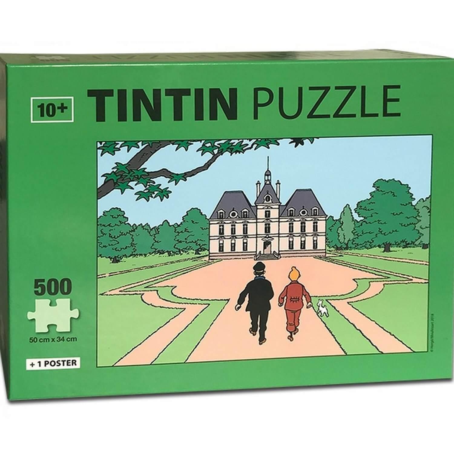 Puzzle 500 pièces : Tintin : Château de Moulinsart - Moulinsart - Rue des  Puzzles