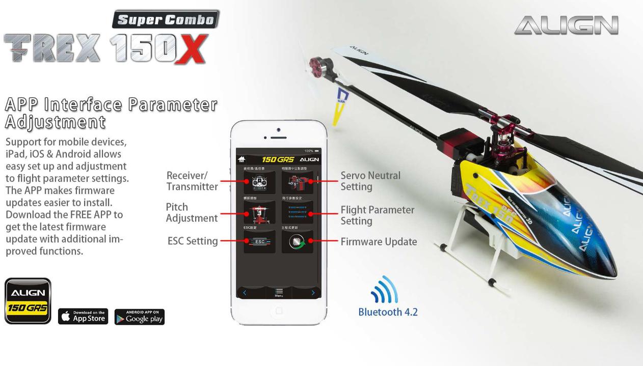 ALIGN T-REX 150X DFC RTF - Jeux et jouets Align CE - Miniplanes