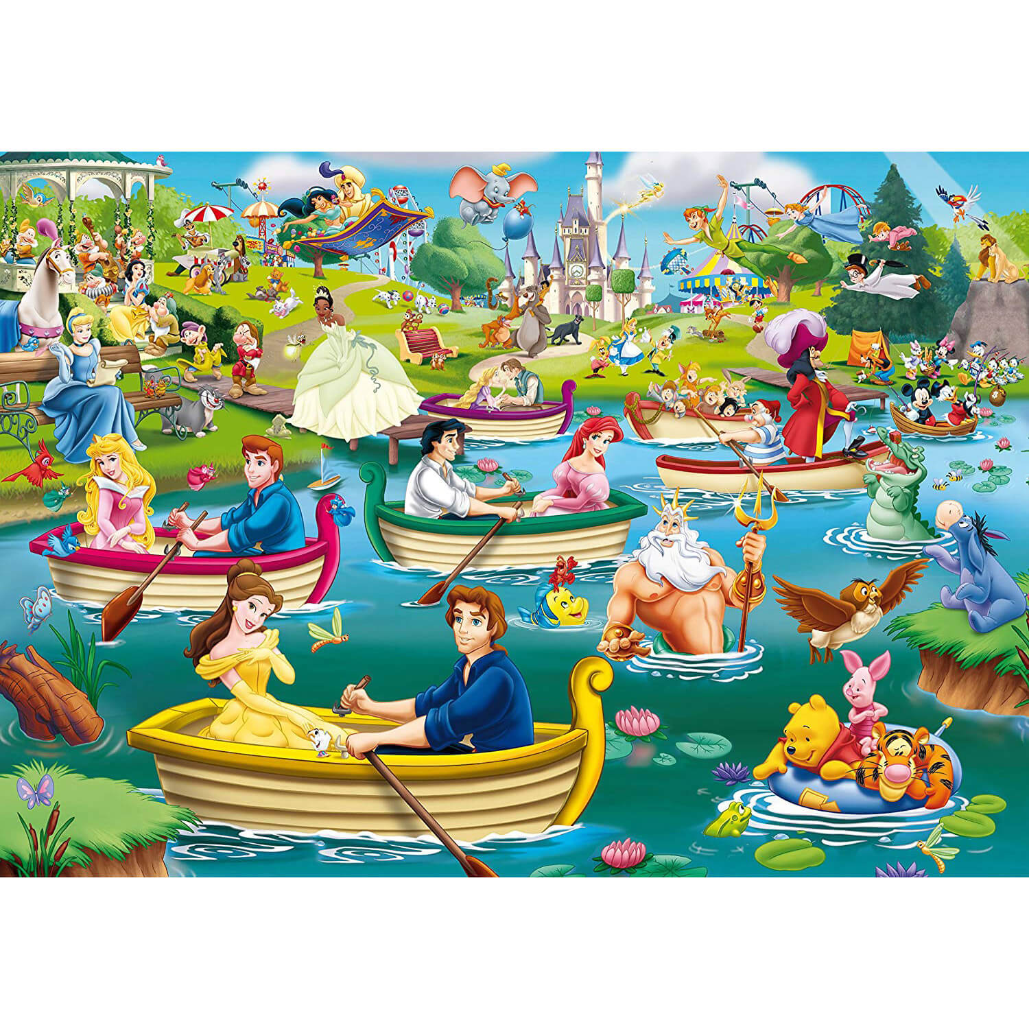 Puzzle 1000 pièces : Plaisir sur l'eau, Disney
