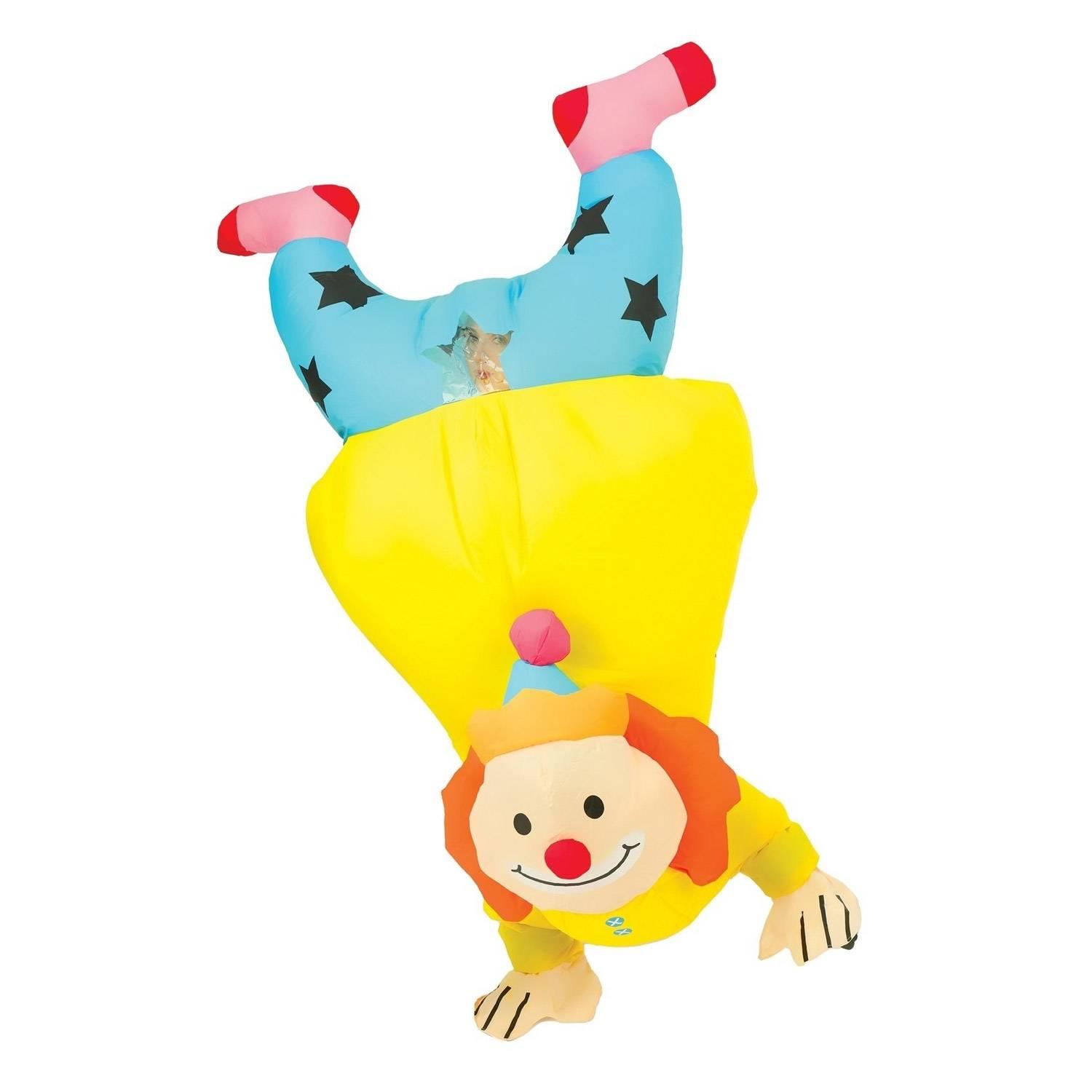 Deguisement adulte gonflable de Clown A  l'envers