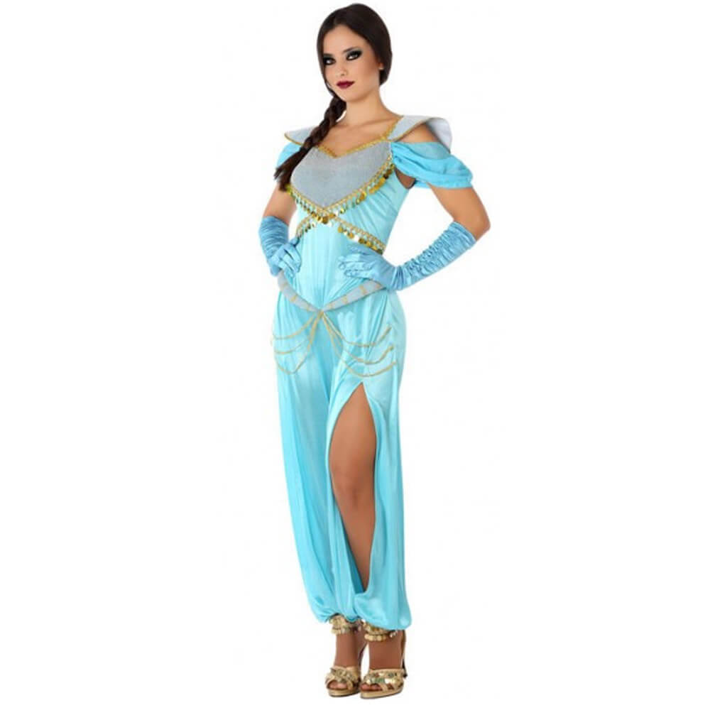 Déguisement Princesse Arabe - Bleu - Femme - Taille XS/S