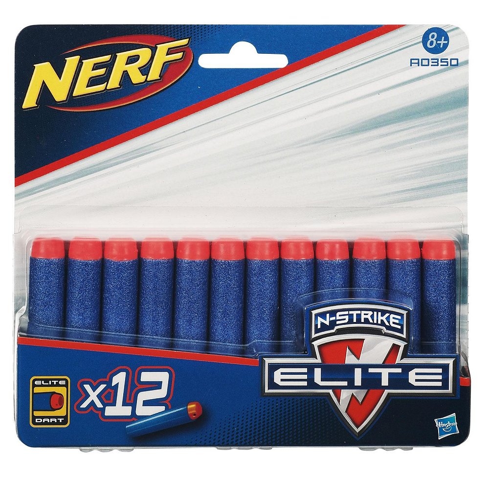 Cartouches pour pistolet Nerf N-Strike Elite : 12 unités - Avenue Des Jeux