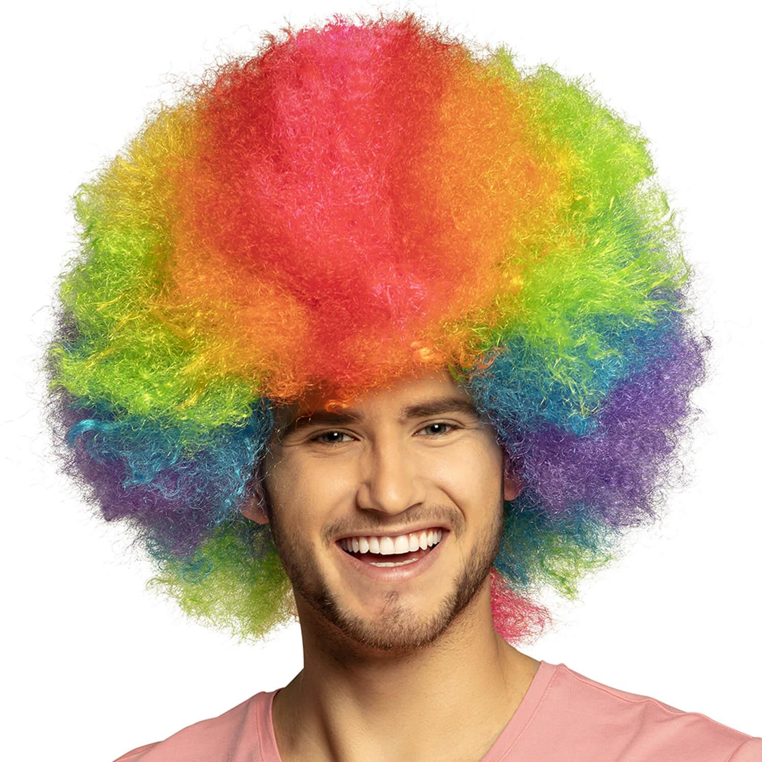 Perruque de Clown Rainbow - Arc-en-ciel