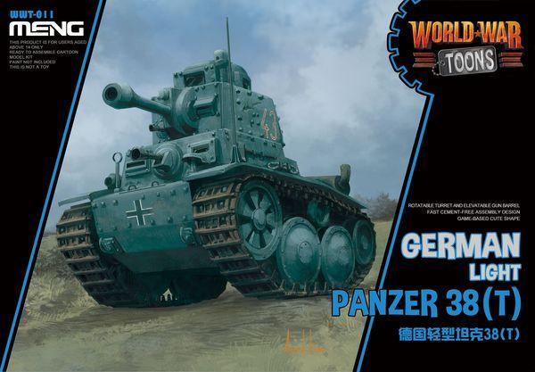 Panzer léger allemand 38(T) (Maquette cartoon) Panzer léger allemand 38(T) (Maquette cartoon)