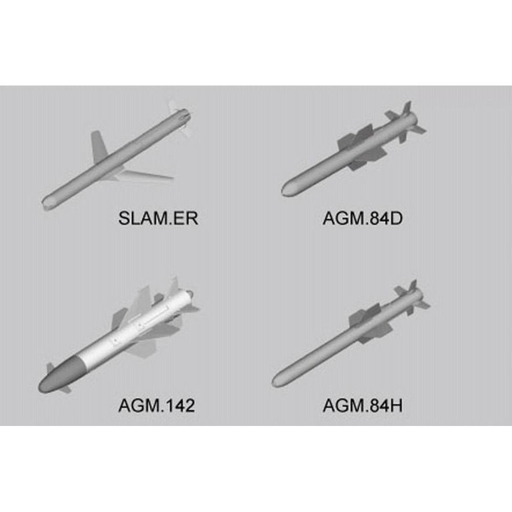 Accessoires militaires : Set d'armement aviation américaine - Missiles
