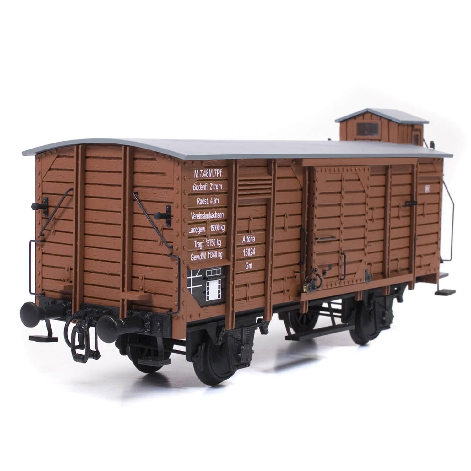 Occre Freight Rail Wagon 1:32 Scale G-45 Gauge Metal & Wood Model Kit 