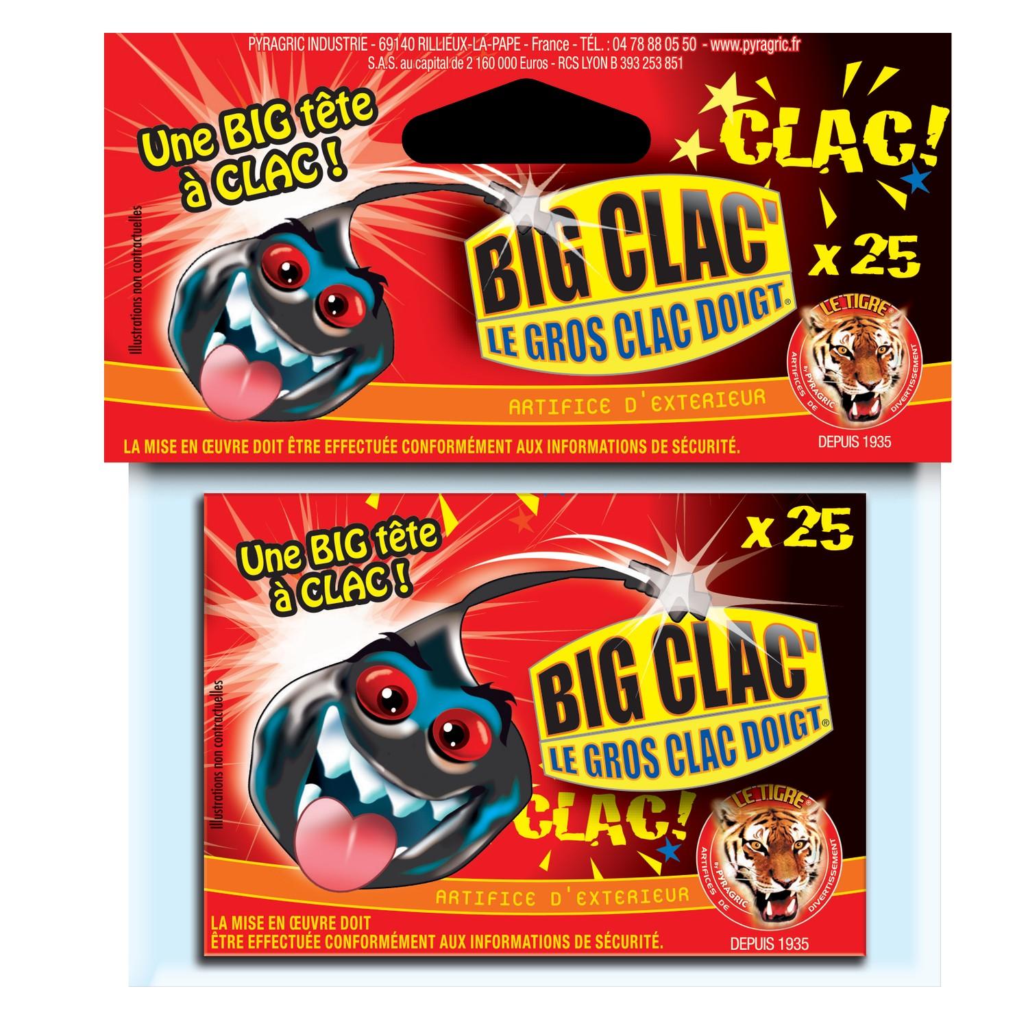 Big Clac Doigts (boîte de 25 pétards)