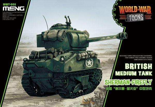 Char moyen britannique Sherman-Firefly (Maquette cartoon) Char moyen britannique Sherman-Firefly (Maquette cartoon)
