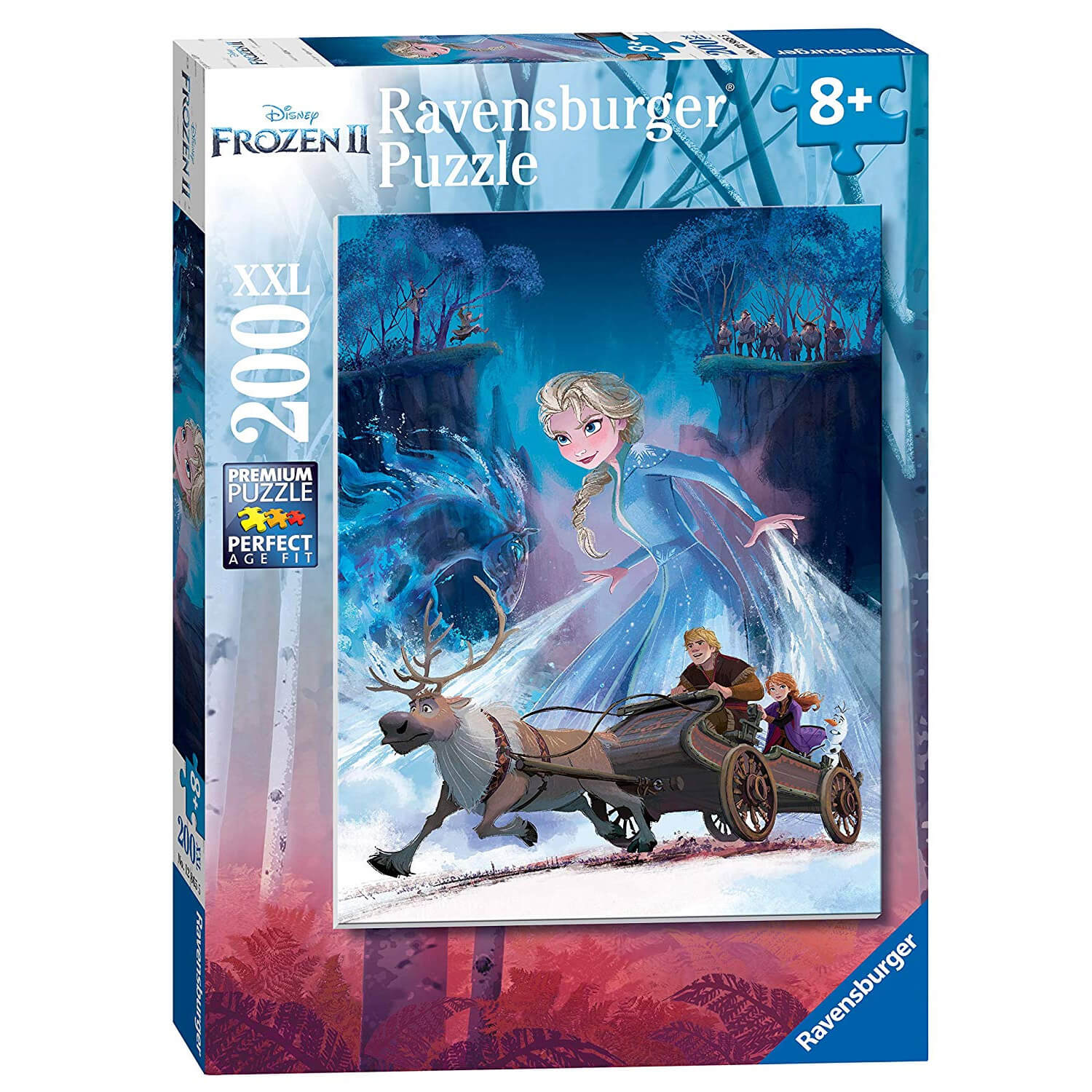 Puzzle 200 pièces XXL : La Reine des Neiges 2 (Frozen 2) : La Forêt  mystérieuse - Ravensburger - Rue des Puzzles