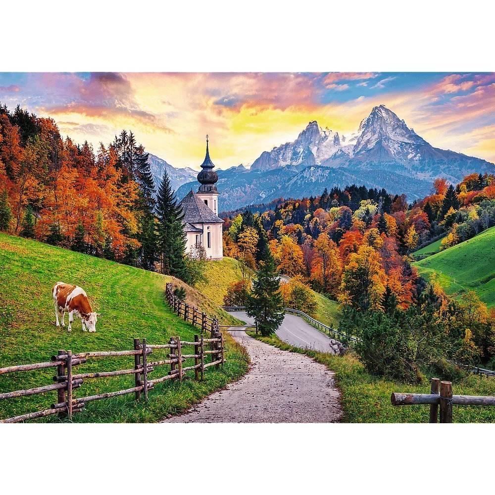 Puzzle 2000 pièces : Les Alpes bavaroises en automne Puzzle 2000 pièces : Les Alpes bavaroises en automne