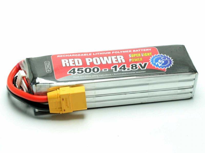 Accu LiPo RED POWER SLP 4500 - 14,8v