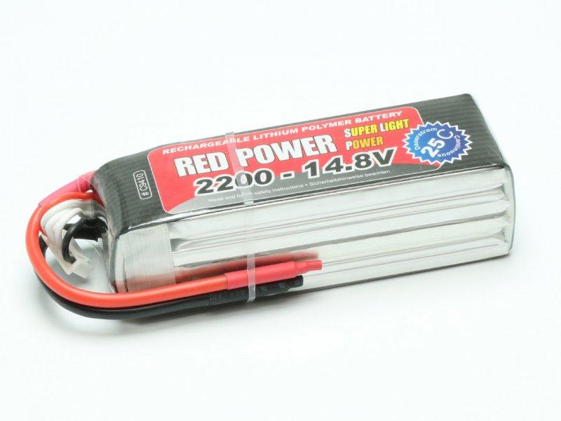 Accu LiPo RED POWER SLP 2200 - 14,8v