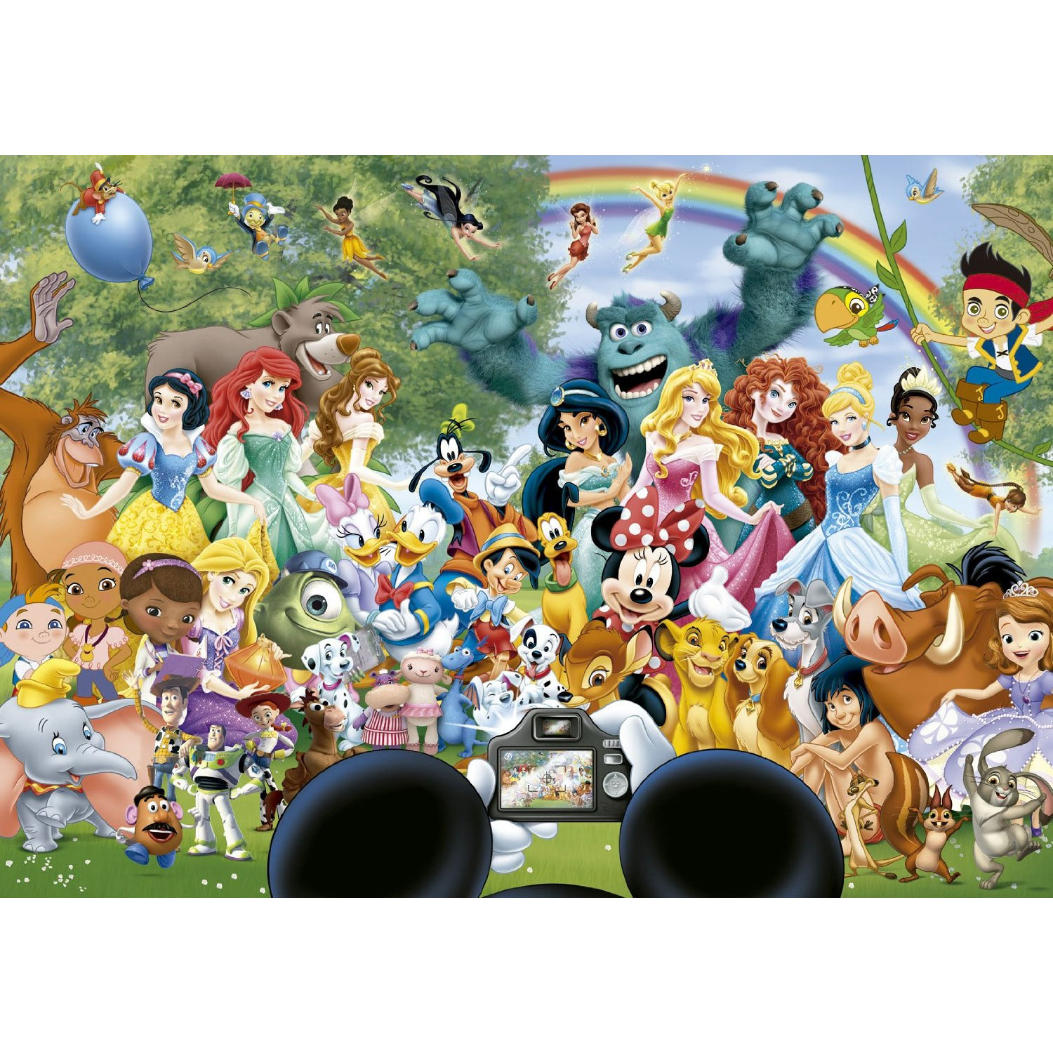 Puzzle 1000 pièces : Le merveilleux monde de Disney - Educa - Rue des  Puzzles