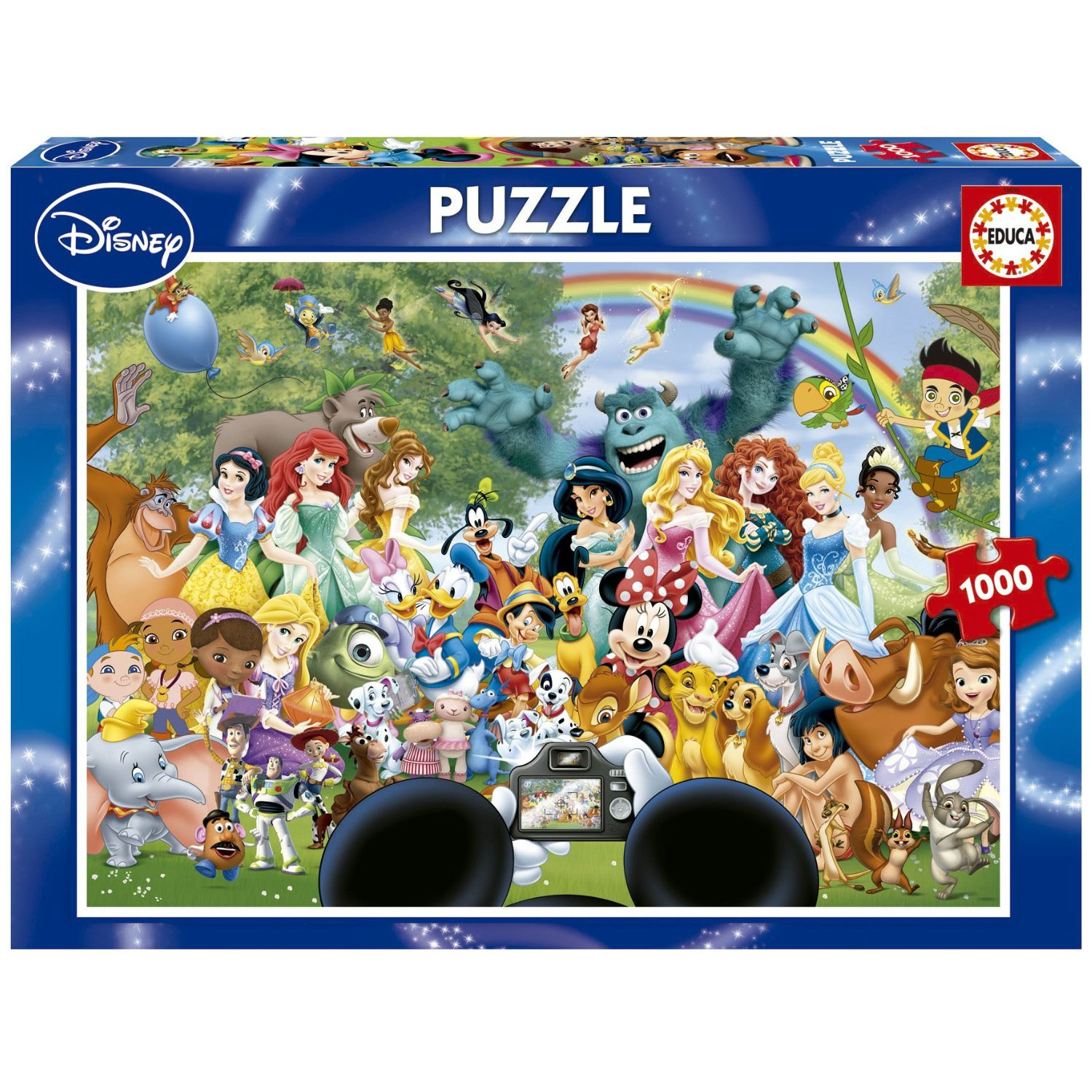 Puzzle 1000 pièces : Le merveilleux monde de Disney - Jeux et