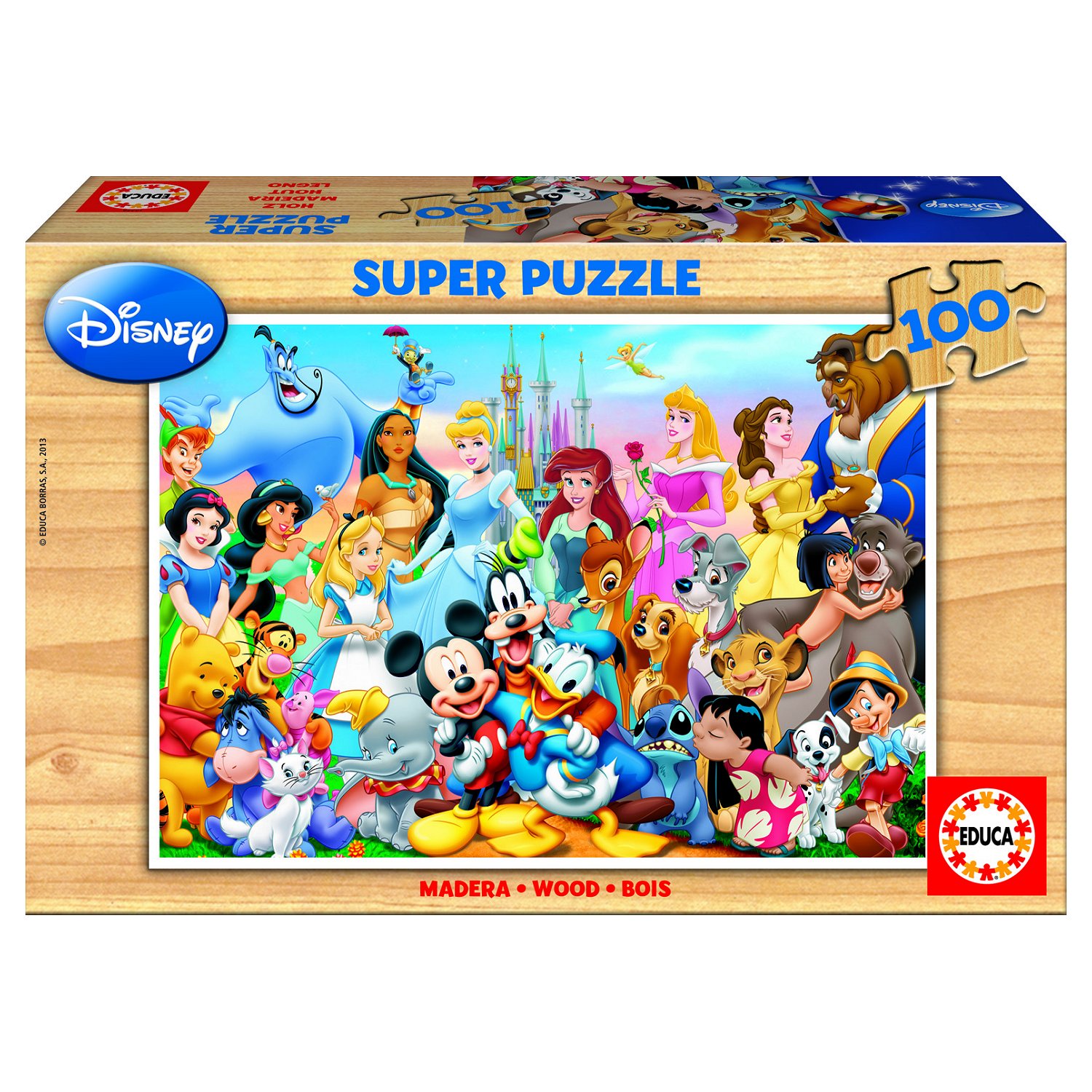 Ludendo - Puzzle 100 pièces - Photo Disney - Puzzles Enfants - Rue