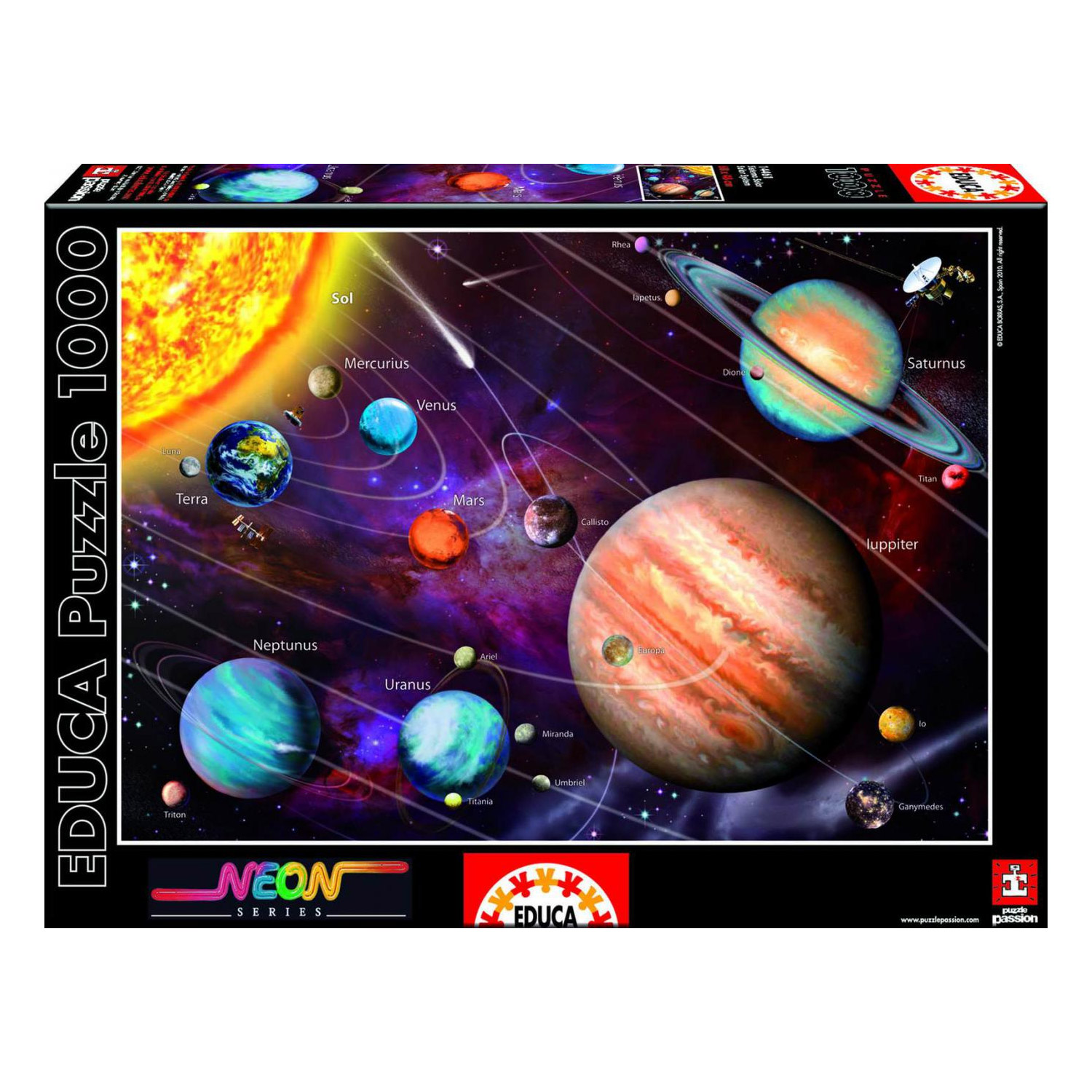 Puzzle 1000 pièces : Planètes - Dino - Rue des Puzzles