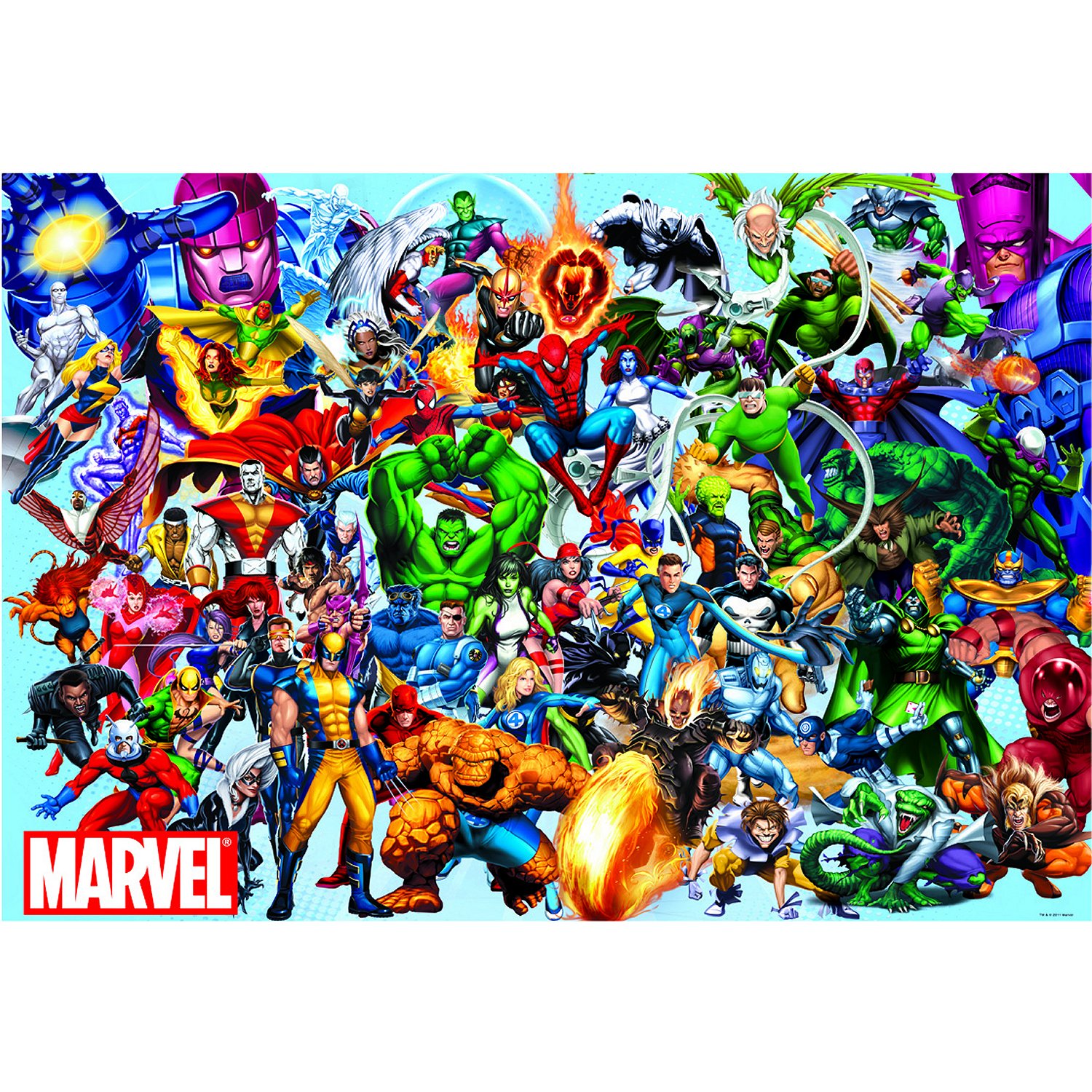 1000Piece Puzzle Marvel Iron Man VS Captain America – PuzzleGallery