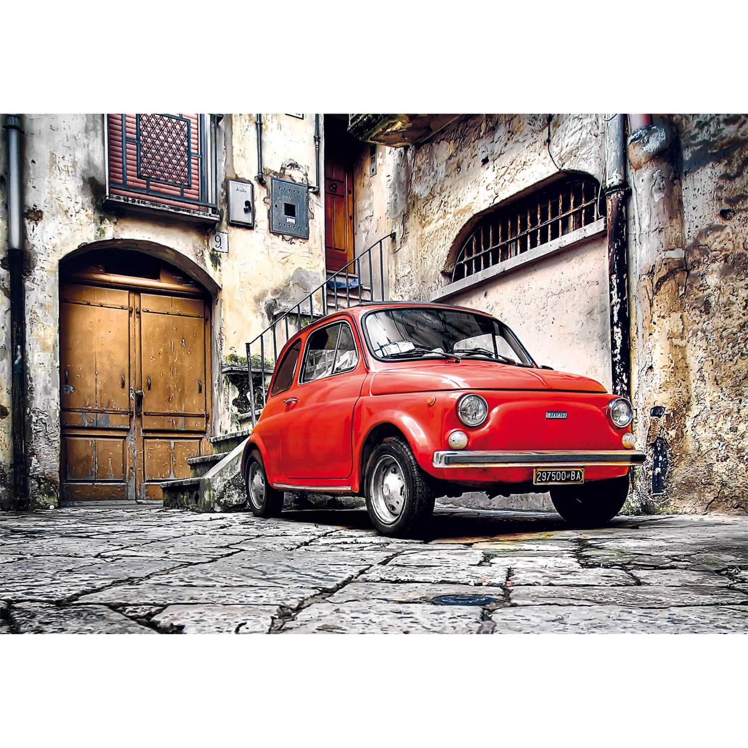 Puzzle 500 pièces + poster : Fiat 500