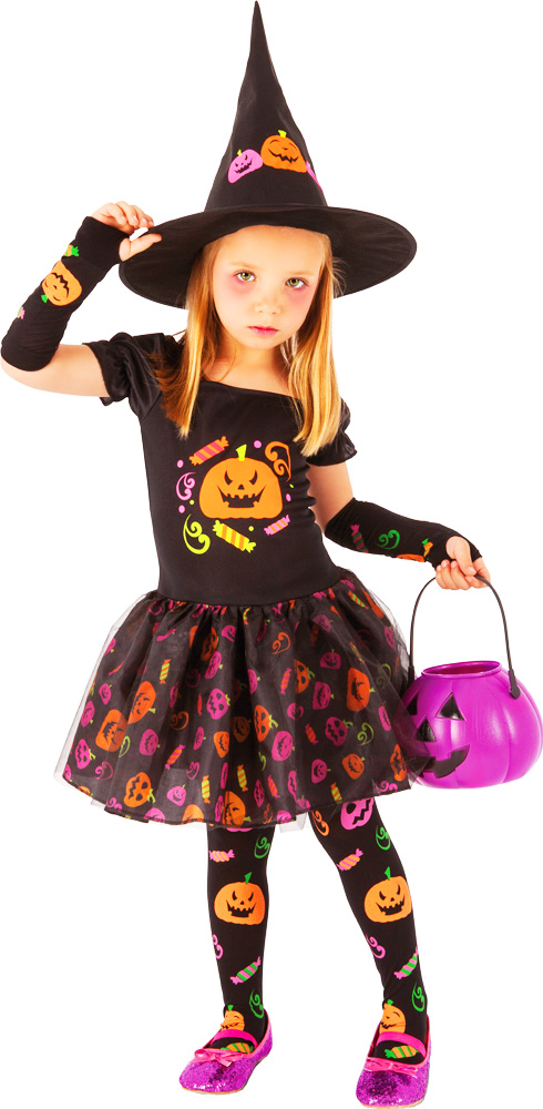 Déguisement De Sorcière - Citrouille - Enfant