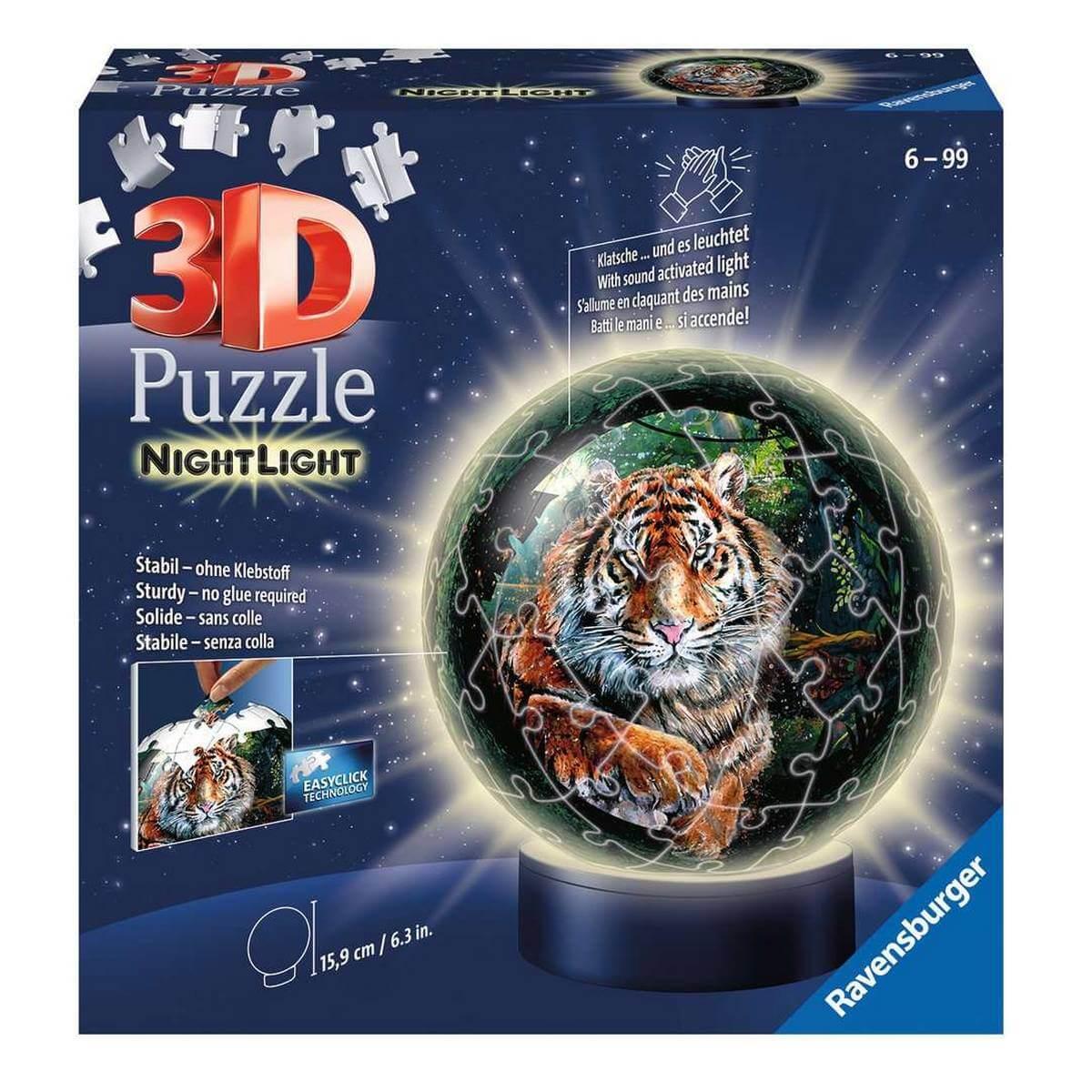 Puzzle 3D rond lumineux 72 pièces Ravensburger : King Jouet, Puzzles 3D  Ravensburger - Puzzles