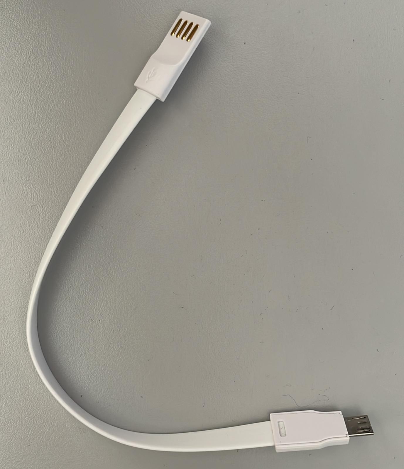 BTEK Câble micro USB vers Micro USB 23cm Blanc