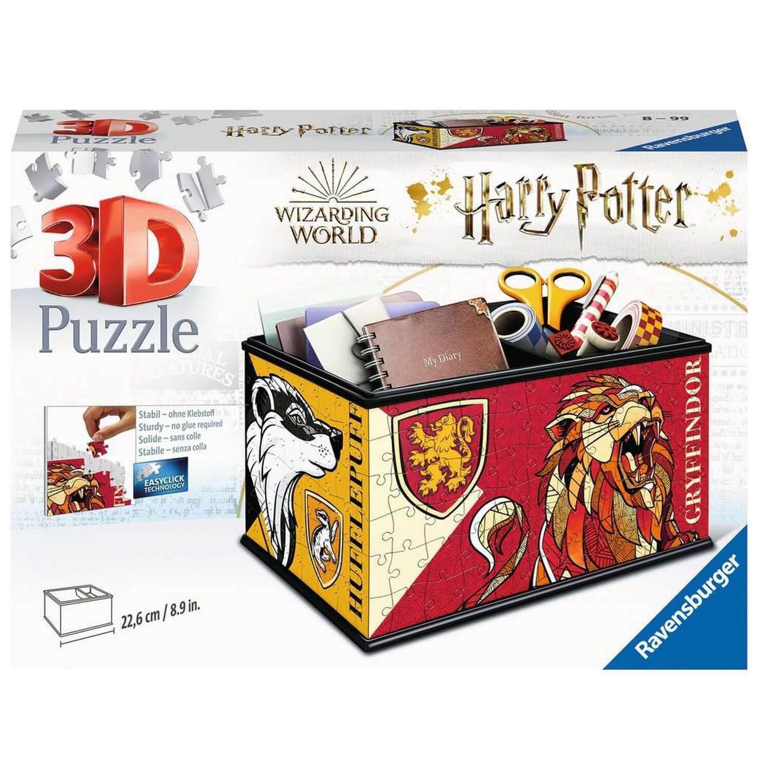 Puzzle 3D : Boite de rangement Harry Potter - Ravensburger - Rue des Puzzles