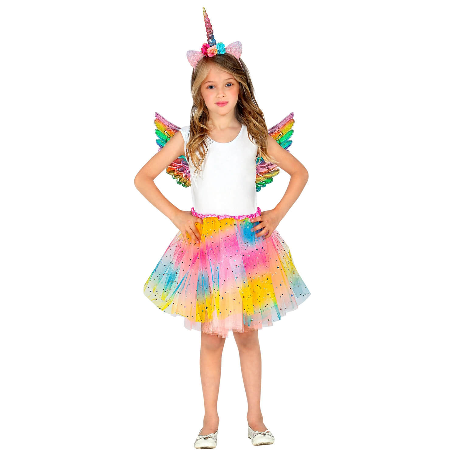 HZMJDHZM 2PCS Costume de Licorne pour Enfants, Deguisement Licorne