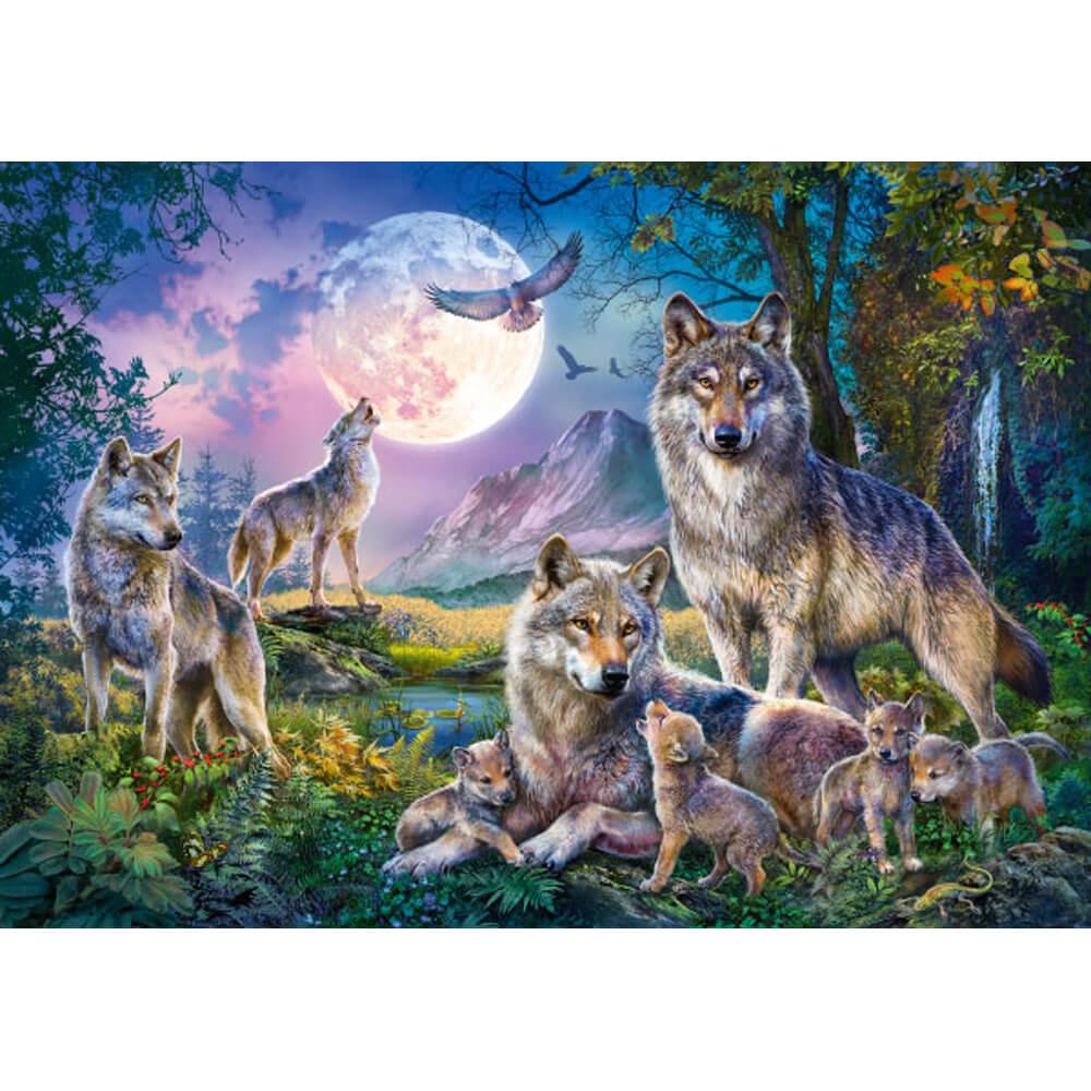 Puzzle 1500 pièces : Loups
