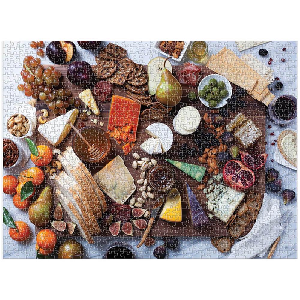 Multi-Puzzle 1000 pièces : L'art du plateau de fromages - Galison