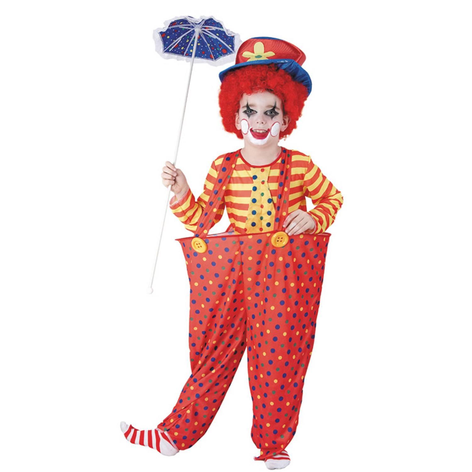 Costume Clown Cerceau Enfant 4-6 Ans