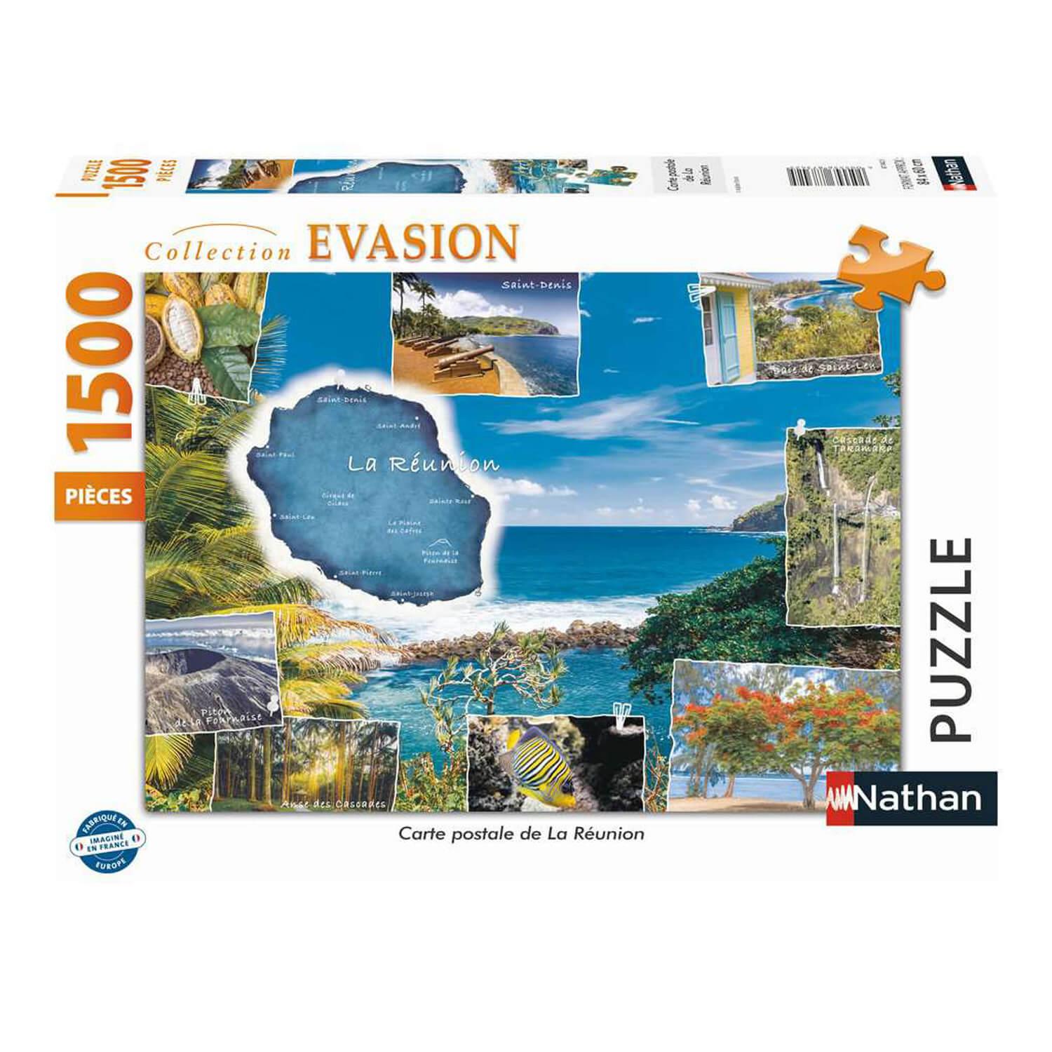 Nathan puzzle 250 p - Carte du monde, Puzzle enfant