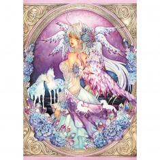 1000 piece puzzle : Crystal Unicorn - Laverinne - Special Edition