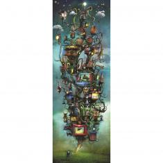 1000 piece vertical jigsaw puzzle: Beakion's Breath - Alexander Jansson - Special Edition