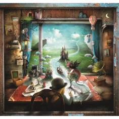 1023 piece puzzle : Grandma's Desk - Alexander Jansson - Special Edition