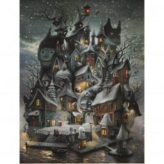 Puzzle 1000 pièces : Willoville Isle - Alexander Jansson - Edition Spéciale