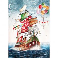 Puzzle de 1000 piezas: Barco gratis - Nihal Cifter Special Edition