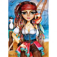 1000 piece puzzle : The Beautiful Pirate - Romi Lerda Special Edition